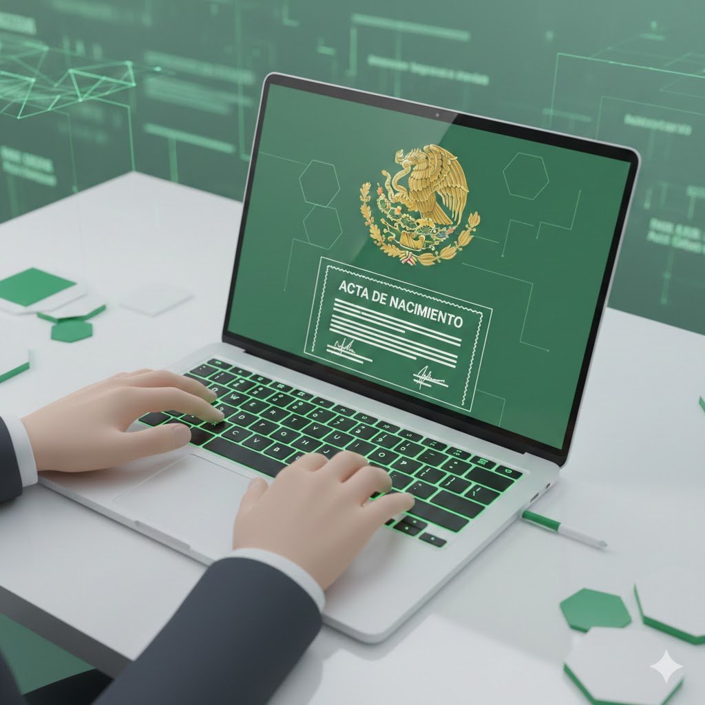 Imagen representativa de Cómo Sacar tu Acta de Nacimiento en Línea (Certificada) en 2026