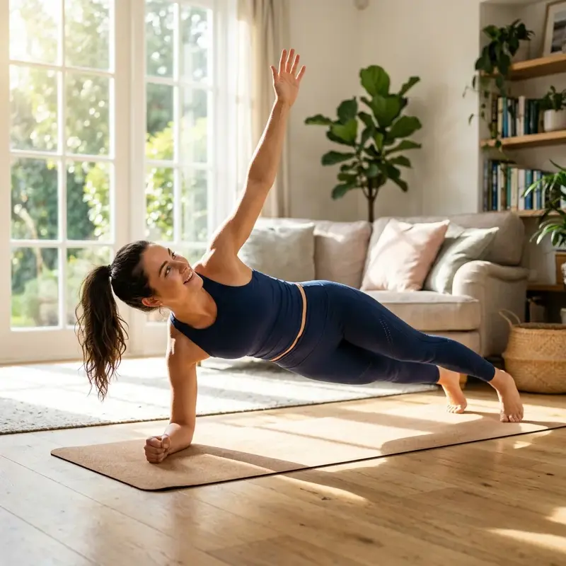 Imagen principal de Rutinas rápidas de ejercicios para hacer en casa sin pesas