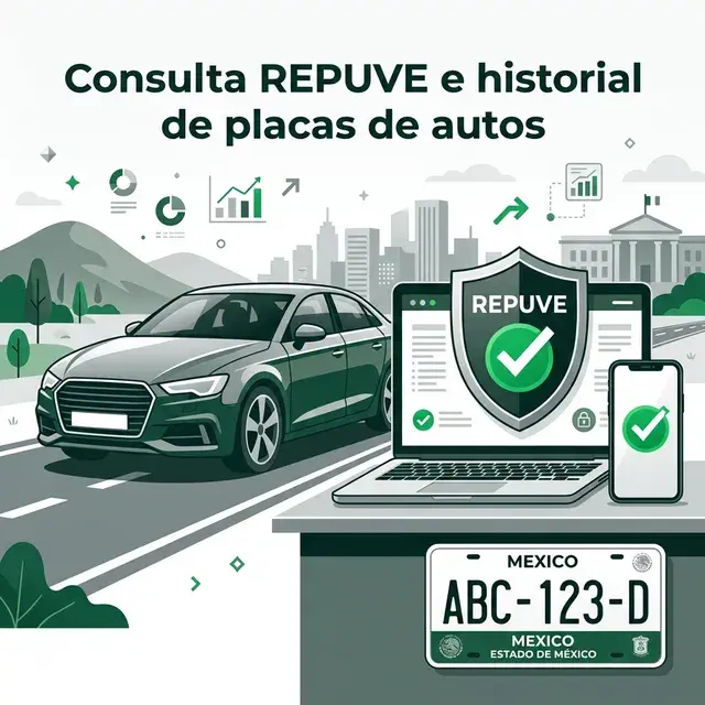 Imagen principal de REPUVE Consulta Ciudadana de Placas Gratis 2026 - Reporte de Robo